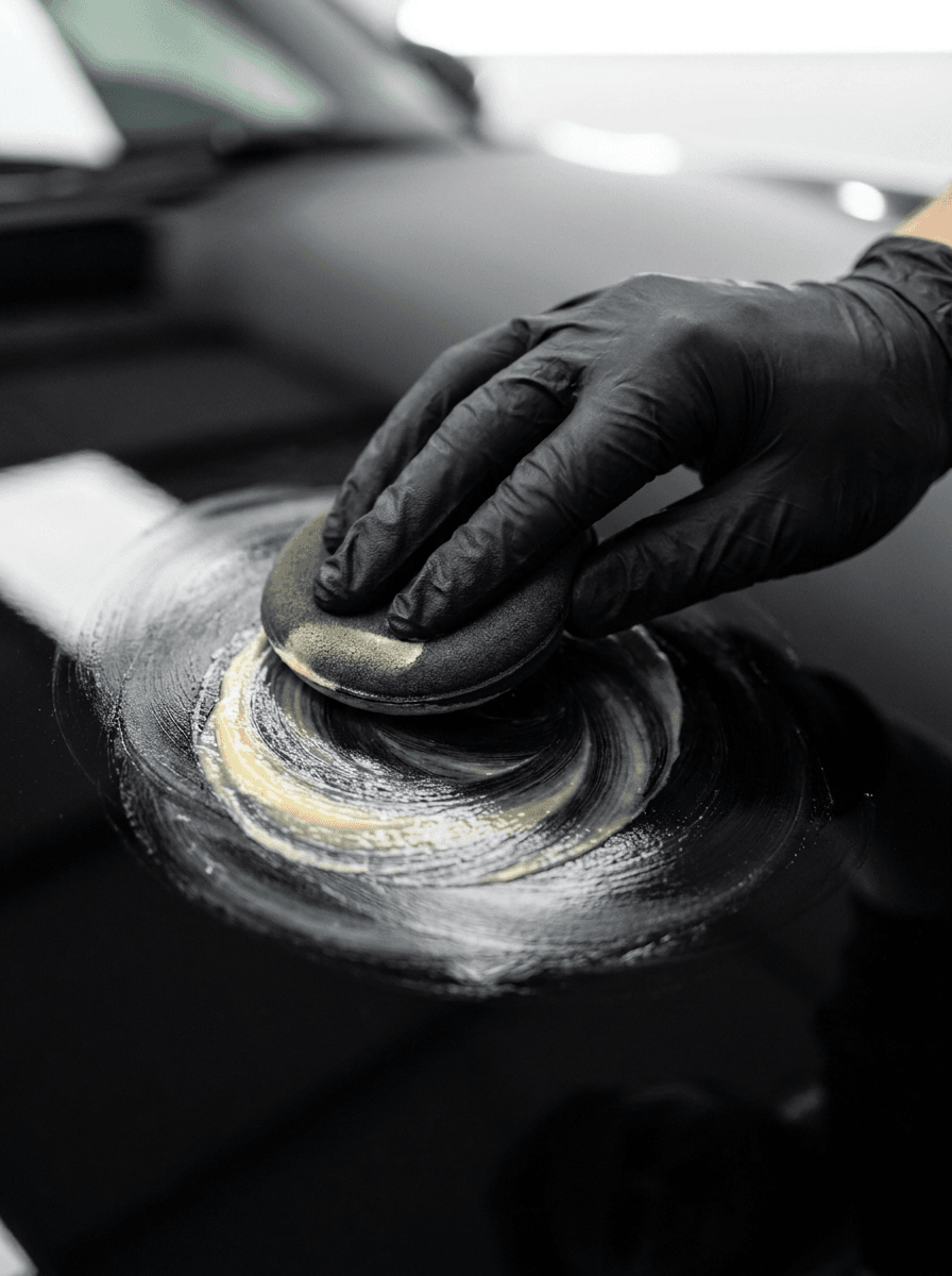 Hand wax detail