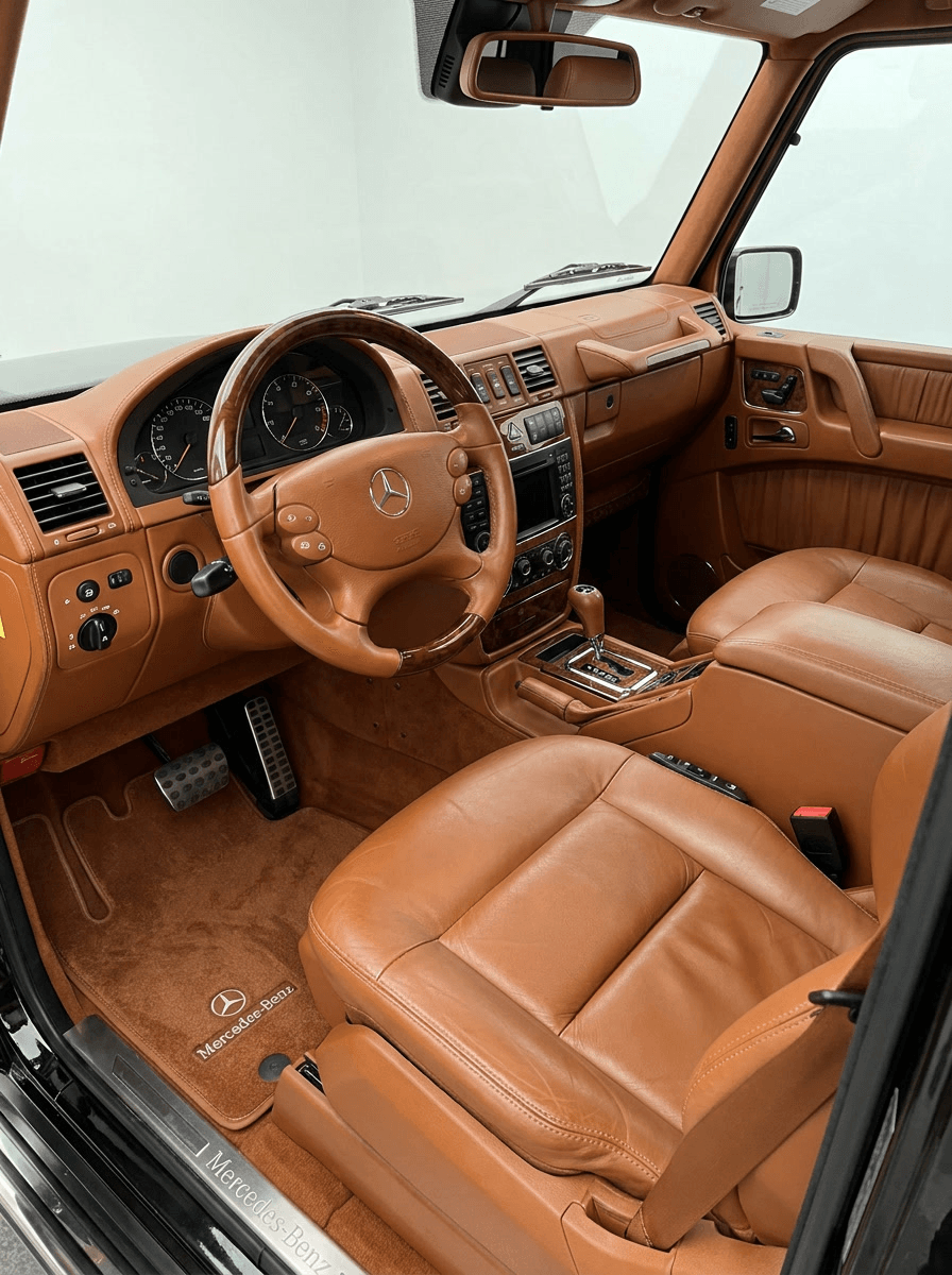 G-Wagon interior after